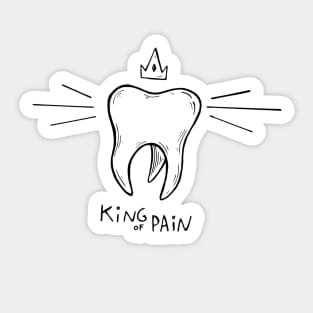 King of Pain Sticker